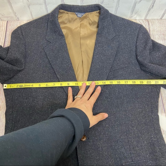 Nordstrom Vintage Broadmoor & Pike Gray Wool Blazer - Picture 8 of 10